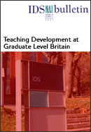 This is the cover to 'Teaching Development at Graduate Level in Britain'.